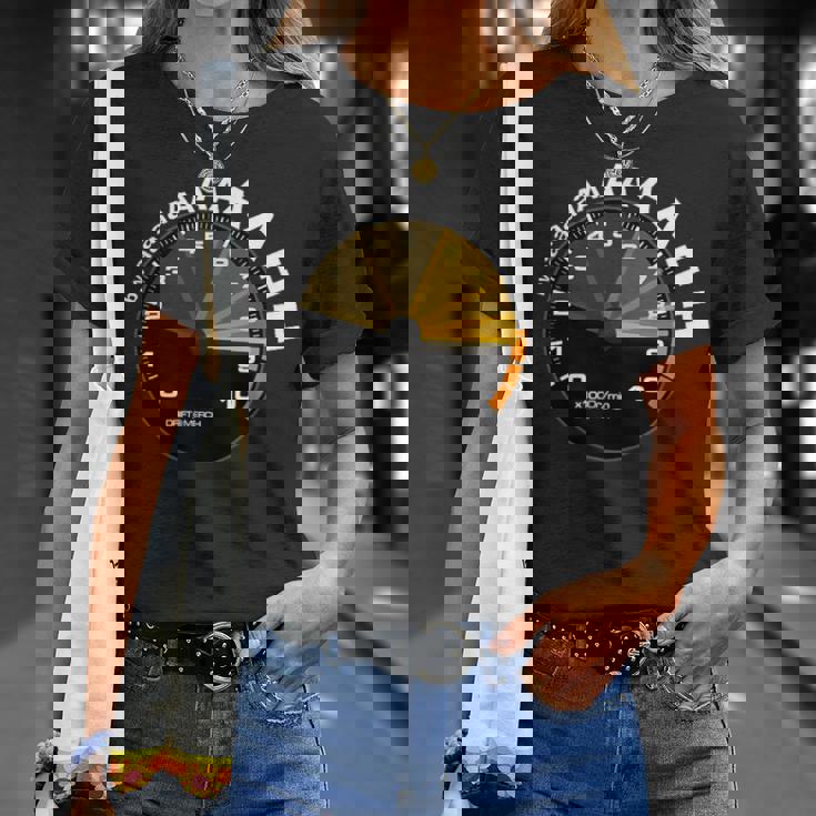 Bwaaah レーシングタコメーター 面白い車愛好家 Revving Heart Tシャツ 彼女への贈り物