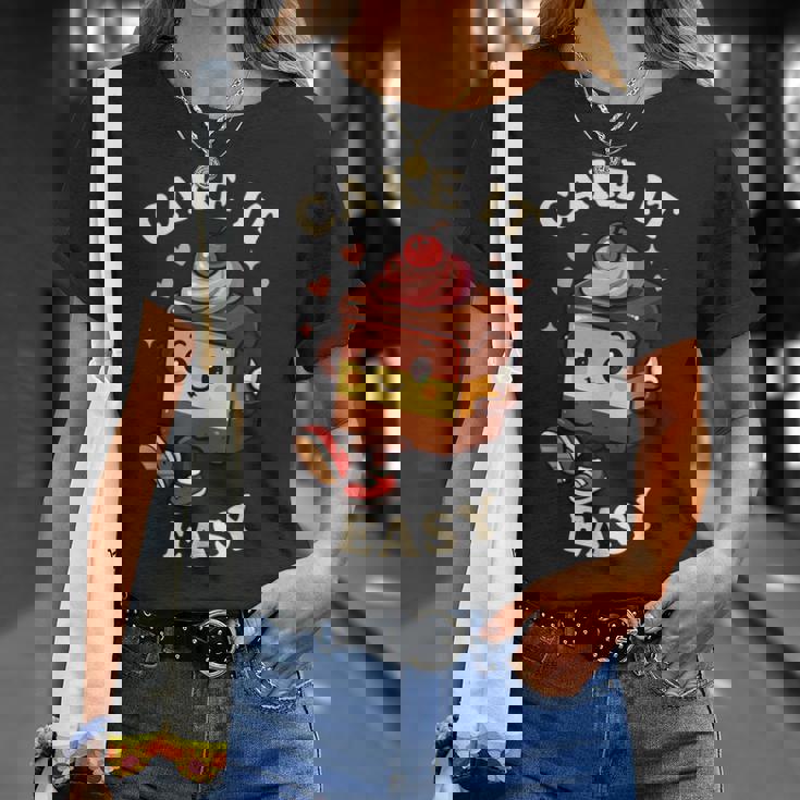 Cake It Easy Take It Easy Fruit Tシャツ 彼女への贈り物