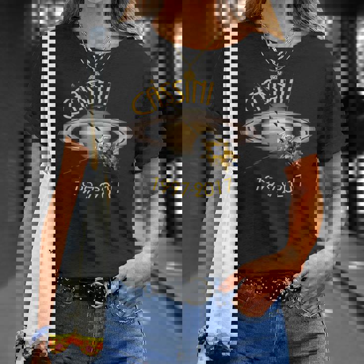 Cassini プローブ 記念土星 Tシャツ 彼女への贈り物