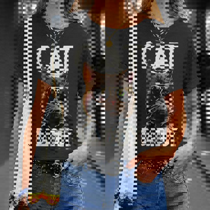 Cat Daddy 猫のお父さん 猫のお父さん お父さん ハウス 猫のお父さん 父の日 猫 Tシャツ 彼女への贈り物