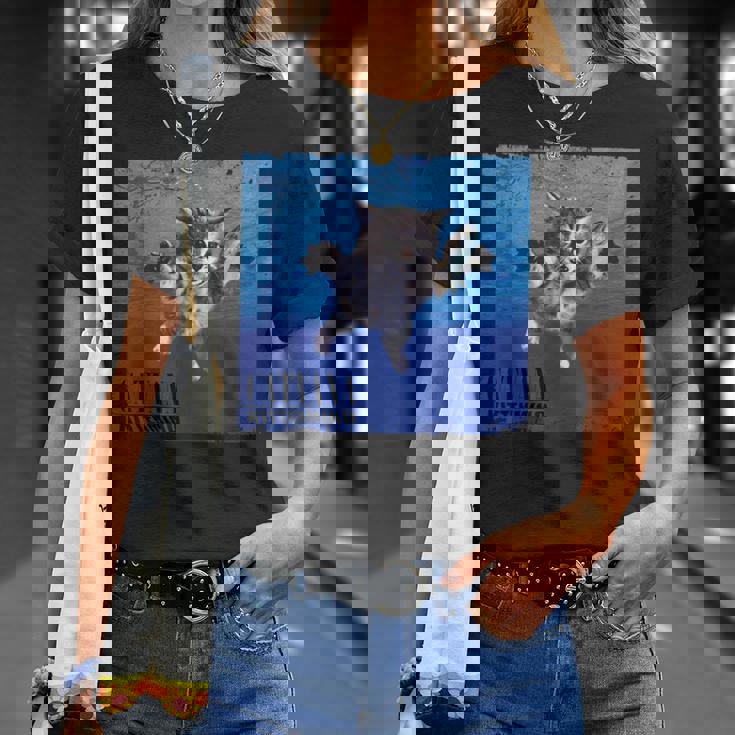 Cat Nevermind 子猫ニャーパロディ 面白い猫 動物好き Tシャツ 彼女への贈り物