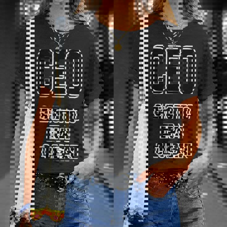 Ceo《Chotto Erai Ojisan ちょっとえらい おじさん》最高経営責任者【変なtシャツ屋さん】英語 面白い Tシャツ 彼女への贈り物