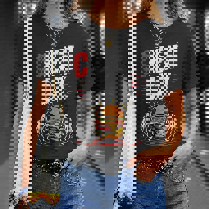 Cheat Day チート・デイ フィットネス 気ままなジム ブレイク ダイエット 冷え込む日 Tシャツ 彼女への贈り物