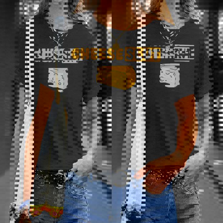 Cheeselut ファニーチーズ愛好家 乳製品 カード ユーモア メンズ レディース Tシャツ 彼女への贈り物