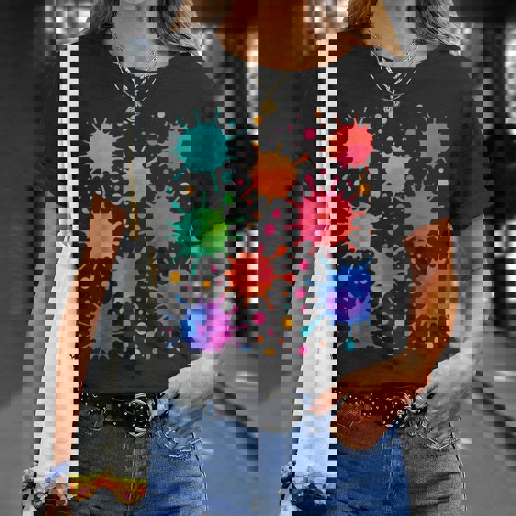 Colorplash アートtシャツ Tシャツ 彼女への贈り物