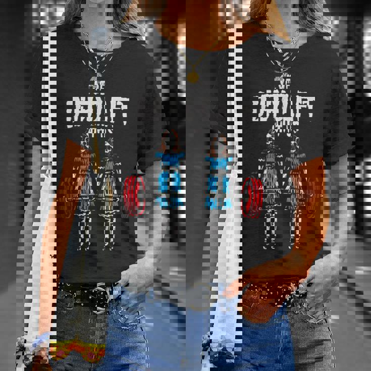 Come Deadlift With Us ウェイトリフティング ボディビルディング フィットネスジム Tシャツ 彼女への贈り物