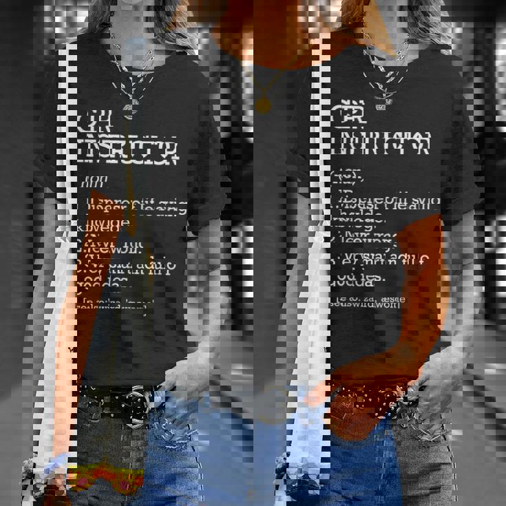 Cprインストラクター ジョブ定義 心肺蘇生 Tシャツ 彼女への贈り物