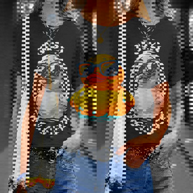 Crazy Duck Lady キュート アヒル ママ アヒルの所有者 面白い I Love Ducks Tシャツ 彼女への贈り物