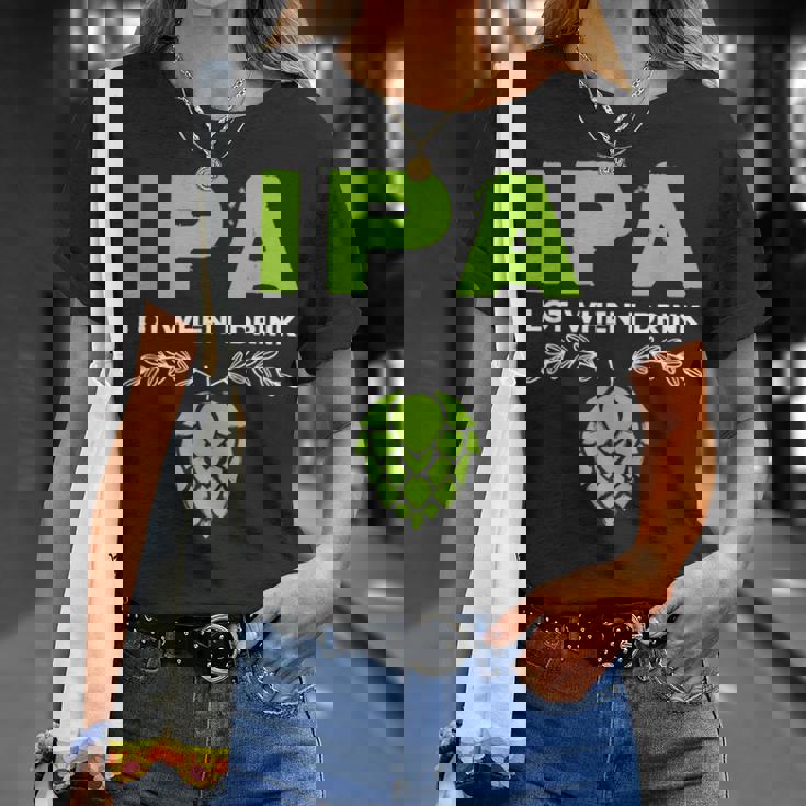 Cute Ipa Lot When I Drink Beer Drinker's Pun Tシャツ 彼女への贈り物