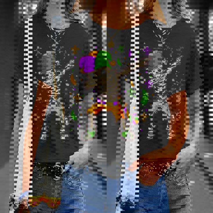 Dabbing スケルトン マルディグラ キッズ ボーイズ Tシャツ 彼女への贈り物