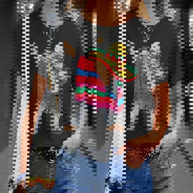 Dabbing メキシカン ポンチョ シンコ・デ・マヨ ボーイズ メンズ ソンブレロ ダブ Tシャツ 彼女への贈り物