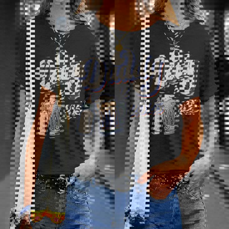 Daddy 2025 初めての父の日 新しいパパ 若い父親 Tシャツ 彼女への贈り物