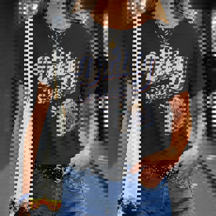 Daddy Est 2025 初めての父の日 新しいパパ 若い父親 Tシャツ 彼女への贈り物