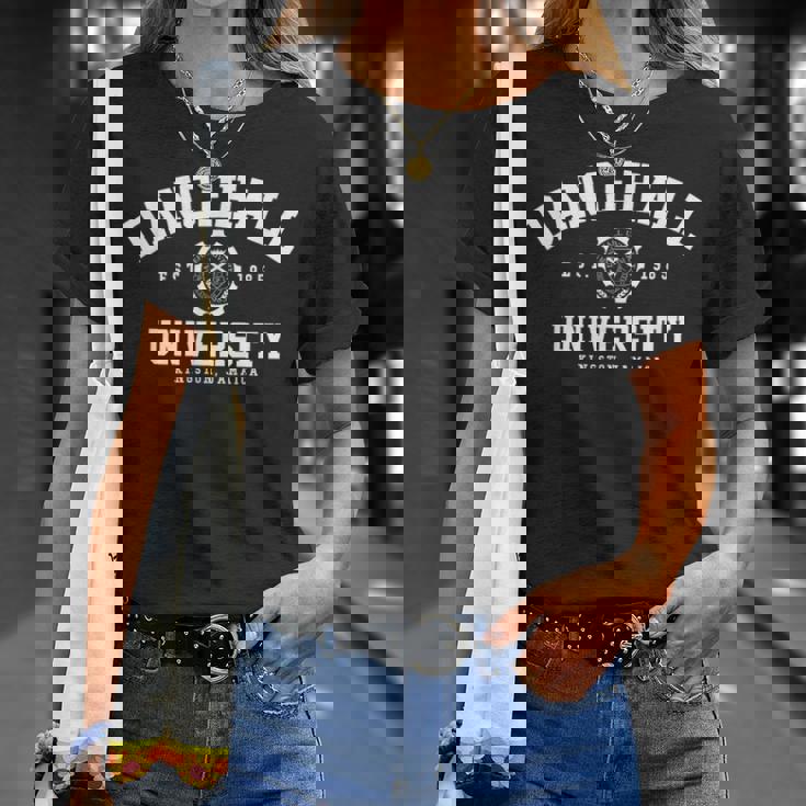 Dancehall University Jamaica ジャマイカ レゲエ Reggae Dub Roots Tシャツ 彼女への贈り物