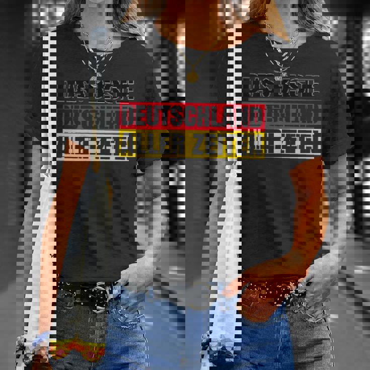 Das Beste Deutschland Aller Zeiten。 Tシャツ 彼女への贈り物