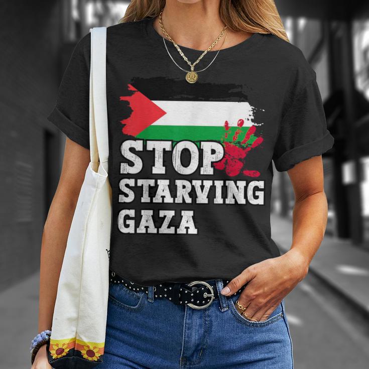 Deja De Morir De Hambre A Camiseta unisex Regalos para ella