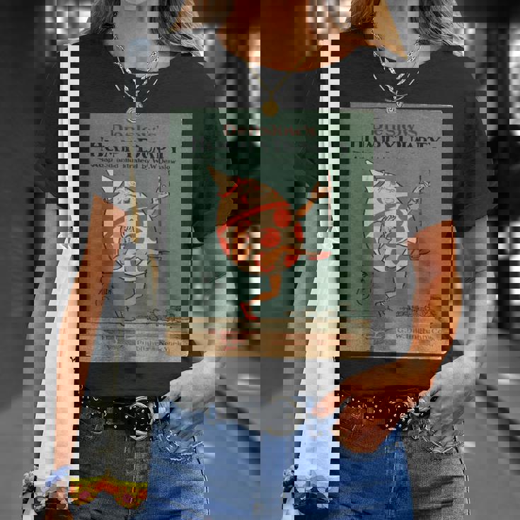 Denslows ハンプティダンプティ 童謡 ヴィンテージブックトレジャー Tシャツ 彼女への贈り物