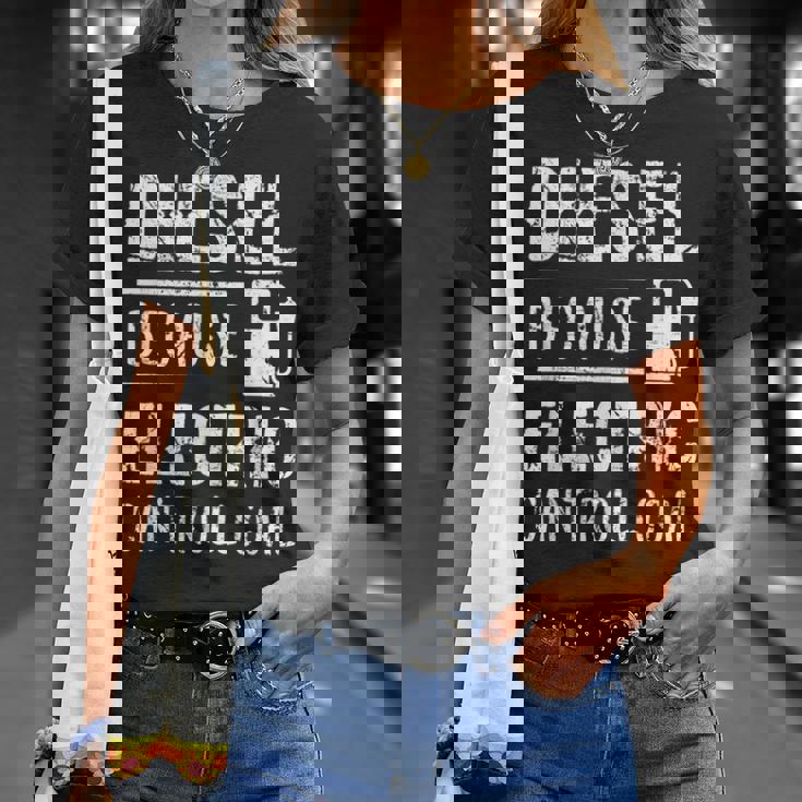 Diesel Because Electric Can't Roll Coal Truck Tシャツ 彼女への贈り物