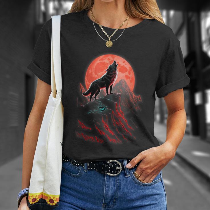 Disfraz De Lobo Para Niños Lobo Lobo Lobo Camiseta unisex Regalos para ella