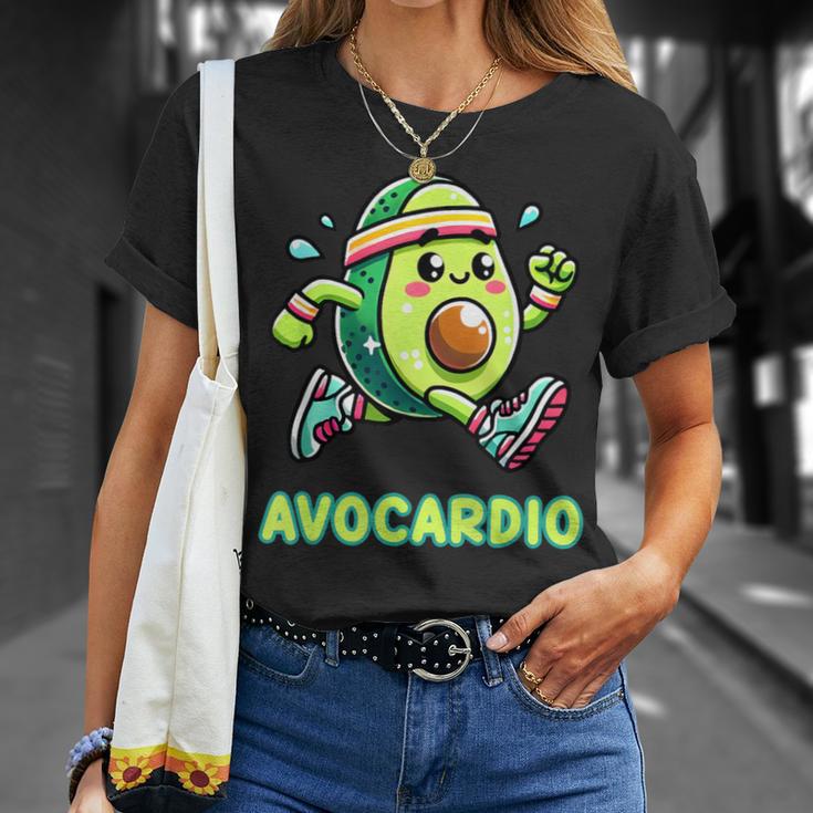 Divertido Aguacate Para Correr Fitness Ejercicio Cardio Regalo Para Hombres Y Es Camiseta unisex Regalos para ella