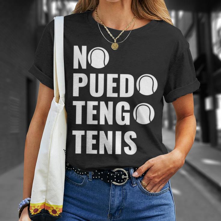 Divertido Jugadores De Tenis No Puedo Tengo Tenis Camiseta unisex Regalos para ella