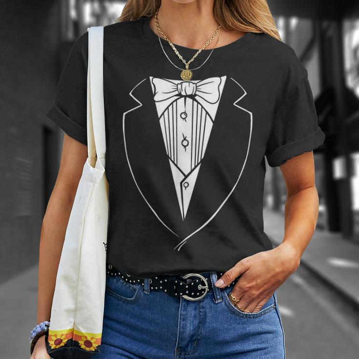 Divertido Traje De Cena Clásico Traje De Fiesta Regalo Camiseta unisex Regalos para ella