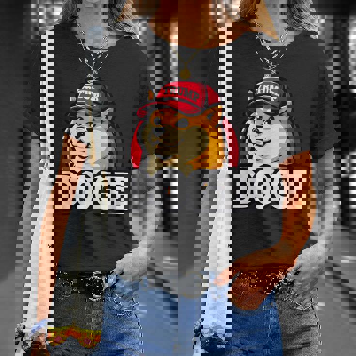 Doge Trump Hodl Cryptocurrency Tシャツ 彼女への贈り物