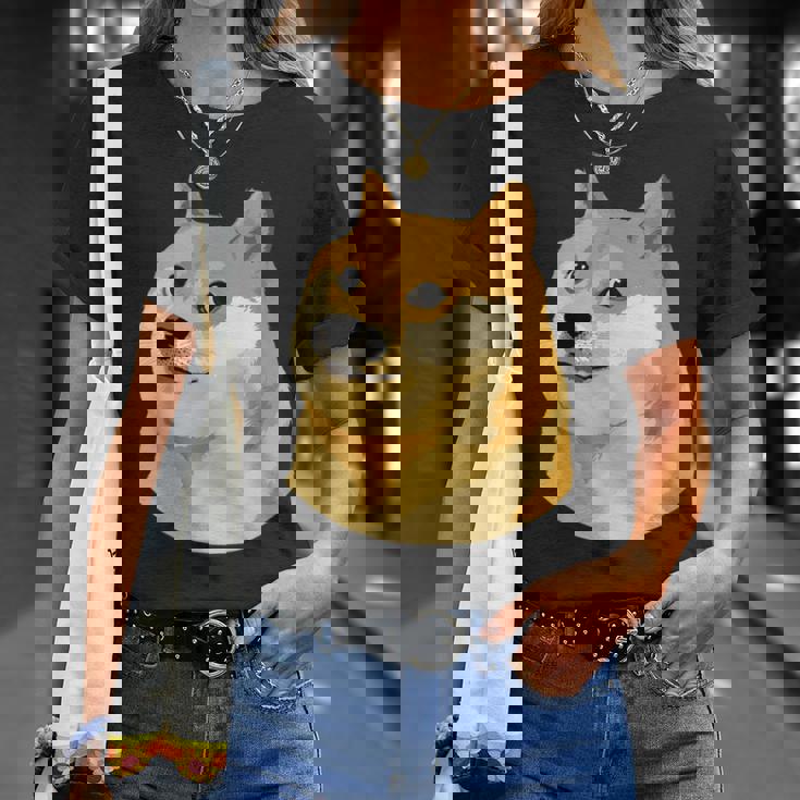 Dogecoin Just Doge Tシャツ 彼女への贈り物