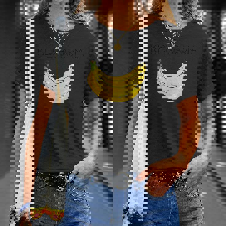 Dolce And Banana 面白いバナナ フルーツデザイン Tシャツ 彼女への贈り物