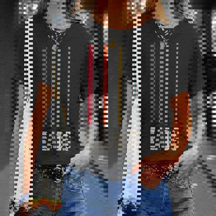 Eadg 4弦ベースギター レトロヴィンテージベースプレーヤー Tシャツ 彼女への贈り物