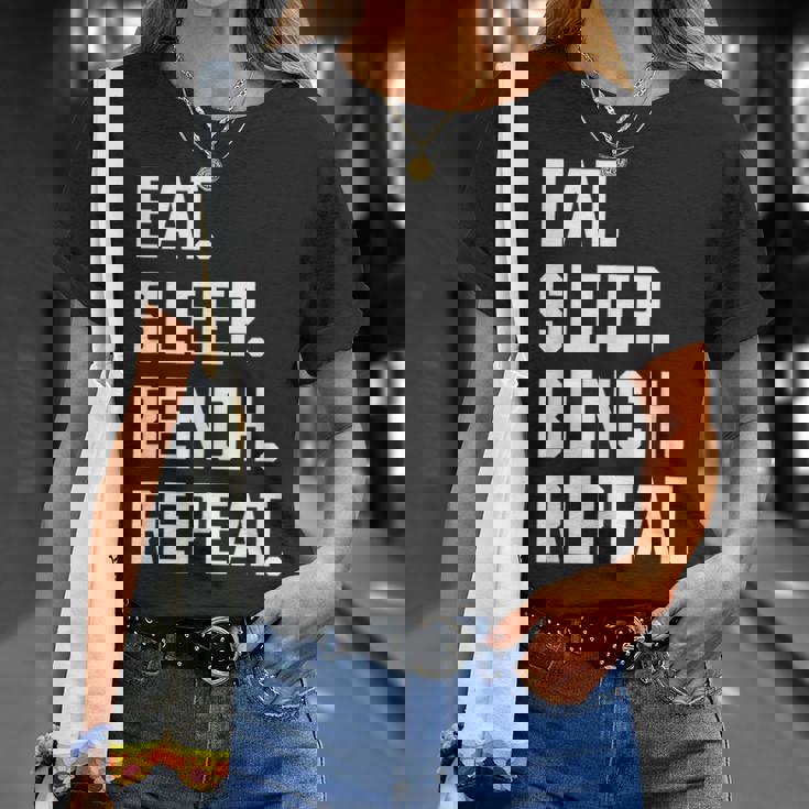 Eatleep ジム ワークアウト トレーニング ベンチプレス ウエイトリフティング Tシャツ 彼女への贈り物