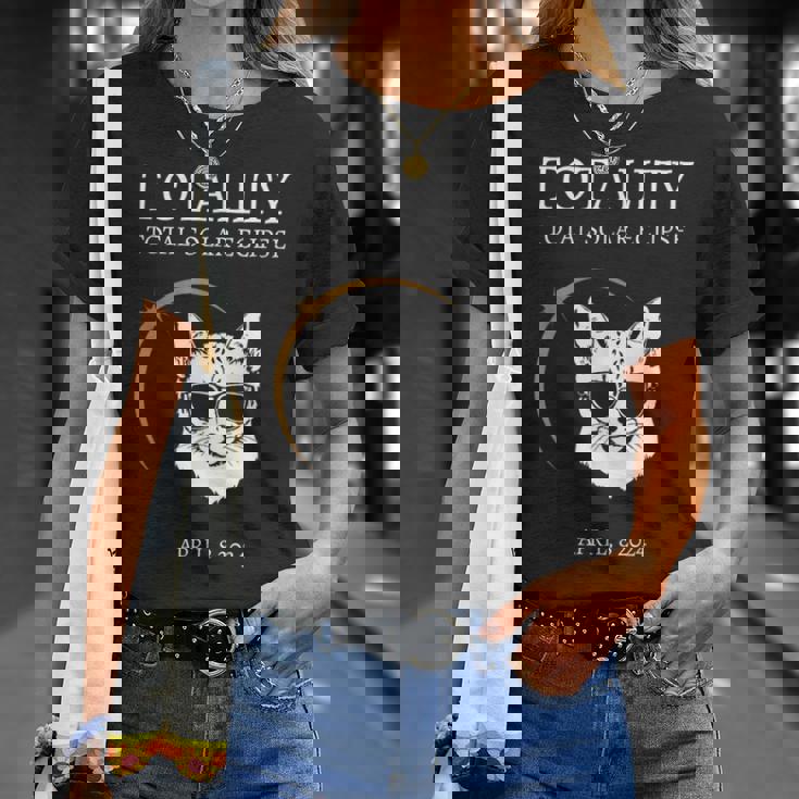 Eclipse Glasses 2024 猫 エクリプス サングラス Tシャツ 彼女への贈り物