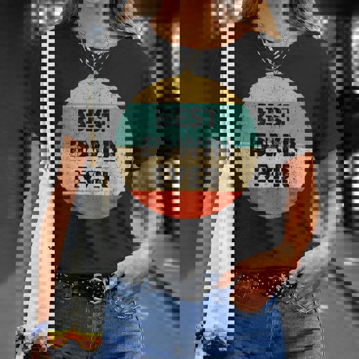 Edwin 名前 Tシャツ 彼女への贈り物