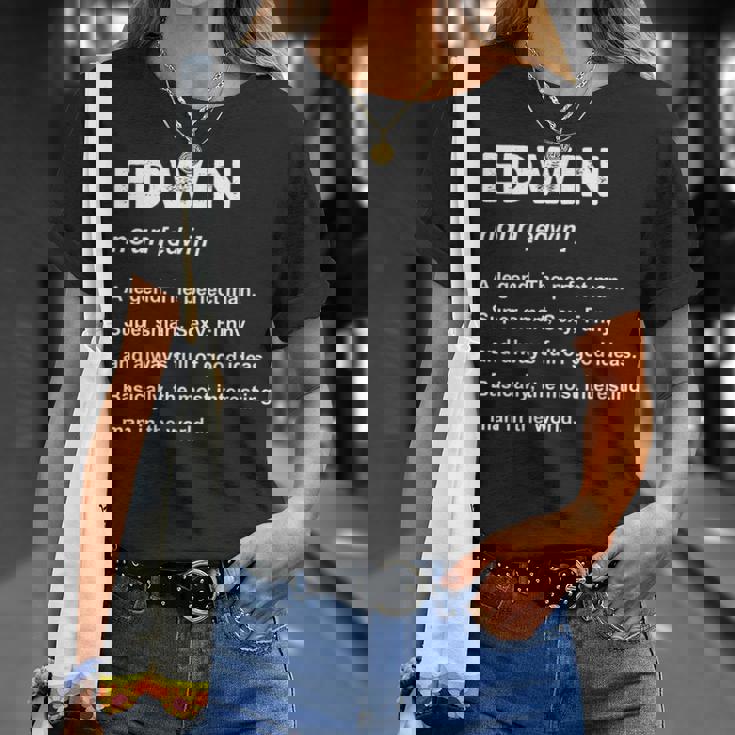 Edwin 名前 長袖tシャツ Tシャツ 彼女への贈り物