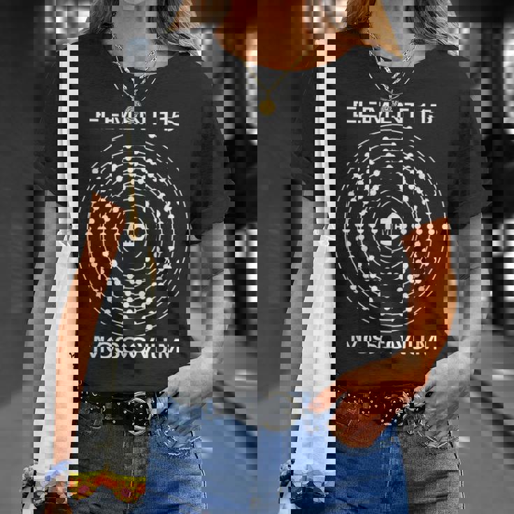 Element 115 Moscovium Ununpentium 原子番号 Ufo Alien Tシャツ 彼女への贈り物