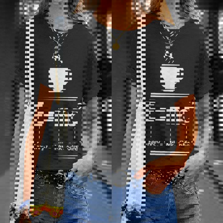 EMc2 Means Energy Milk X Coffee2 Tシャツ 彼女への贈り物