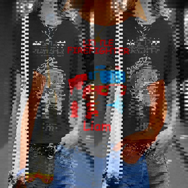 Enfant Camion De Pompiers Pour Enfants Duervice D'incendie Petit T-Shirt Cadeaux pour elle