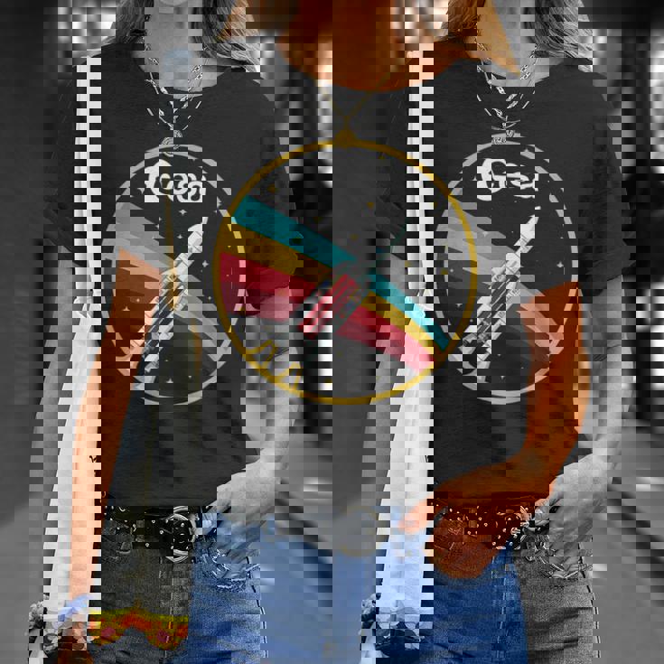 Esa 欧州宇宙機関 アリアン 5 ロケット ヴィンテージ Tシャツ 彼女への贈り物