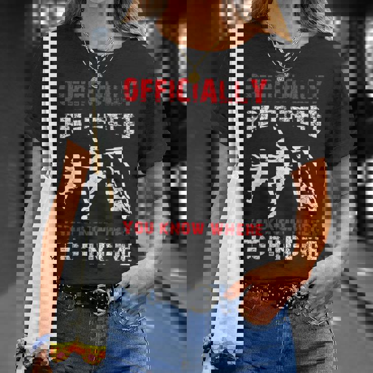 Escalada En Roca Regalo De Jubilación Escalador Jubilado Boulder Camiseta unisex Regalos para ella