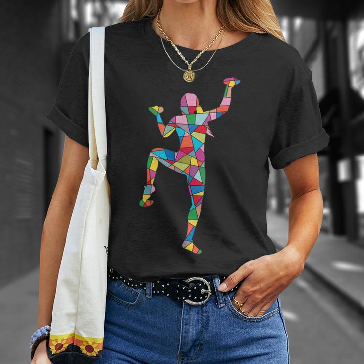 Escalada Montañas Escaladores Boulder Niñaseñoras Boulder Boulder Camiseta unisex Regalos para ella