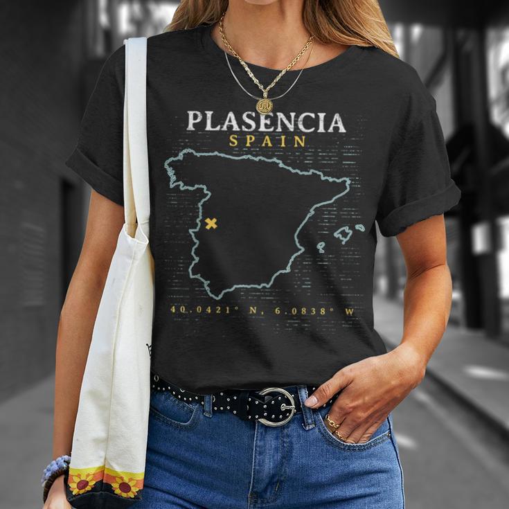 España Plasencia Camiseta unisex Regalos para ella