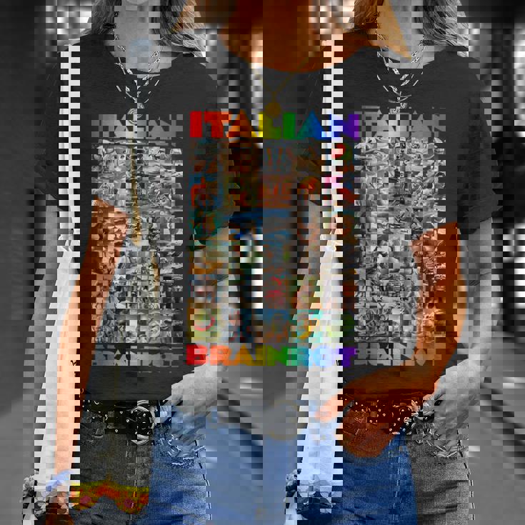 Every Italian Brainrot Meme Italian Brainrotコレクション Tシャツ 彼女への贈り物