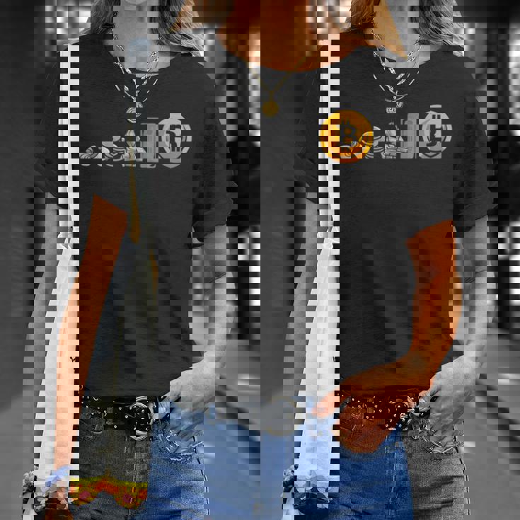 Evolution Of Money お金の進化 ビットコインプランb 暗号通貨btc ホドル Tシャツ 彼女への贈り物