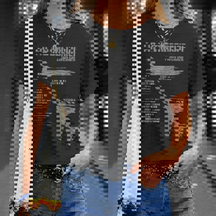 F-105 サンダーチーフ Tシャツ 彼女への贈り物