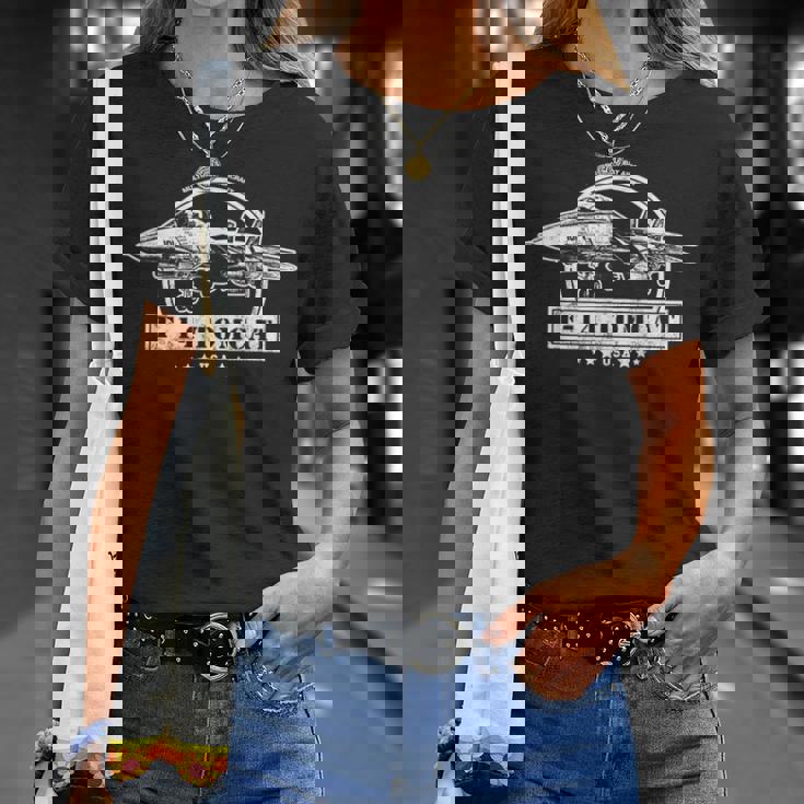 F-14 トムキャット 戦闘機 Tシャツ 彼女への贈り物