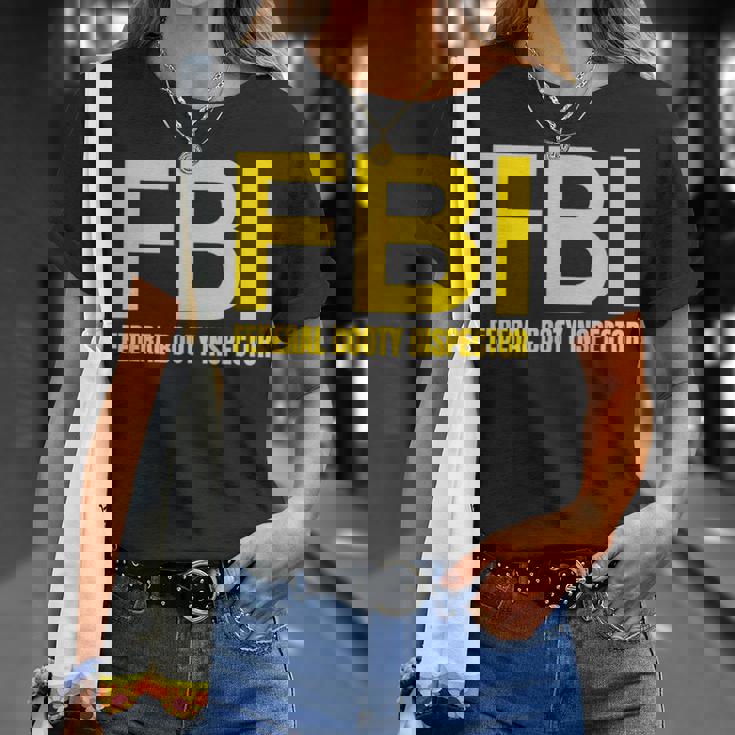 Fbi – 連邦戦利品検査官xオンリーラブデートファンアイロニー Tシャツ 彼女への贈り物