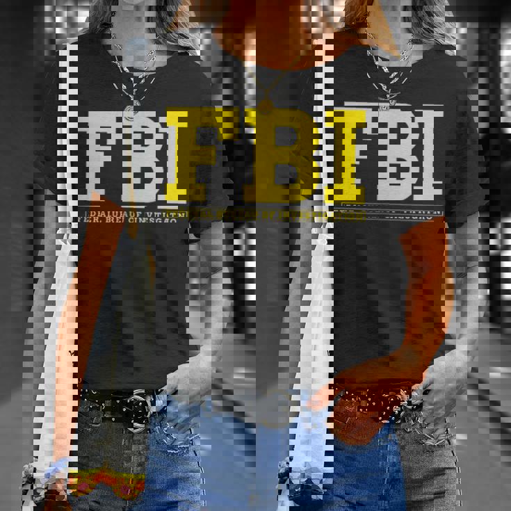 Fbi連邦捜査官事務所両面 Tシャツ 彼女への贈り物