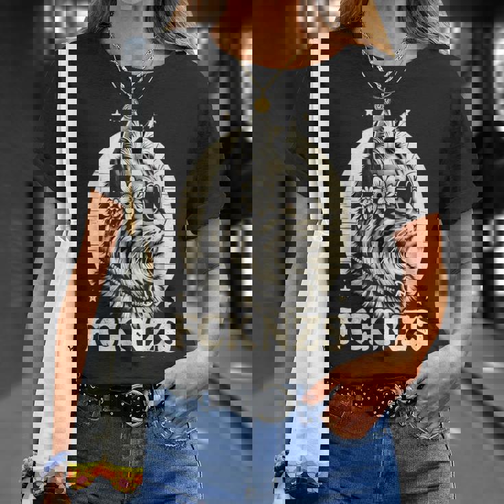 Fck Nzs かわいい猫 Tシャツ 彼女への贈り物