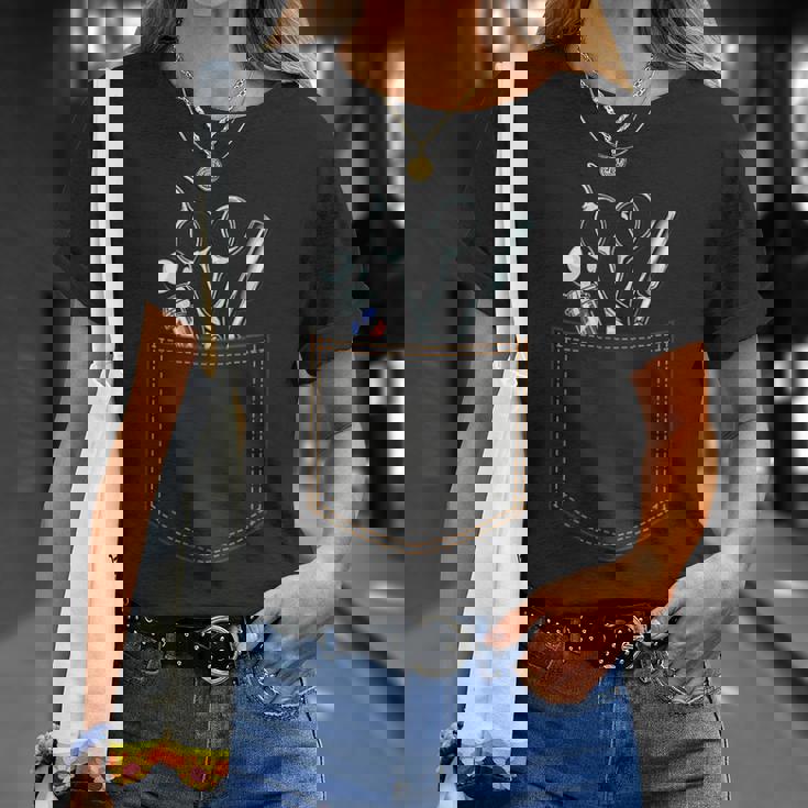 Barbershop アクセサリー ポケットヘアカッター バーバー Tシャツ 彼女への贈り物