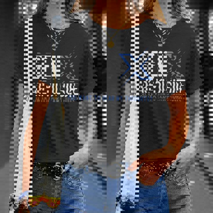 Generation X ユーモア 60年代 70年代 Gen-Xers 皮肉なジェネレーションx Tシャツ 彼女への贈り物